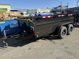 8x12x2 Dump trailer With 6k Axles. 
