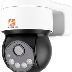 Brand New Outdoor Wireless 4K Security Camera, 8 MP 5Ghz Wi-Fi, PTZ, Human Tracking,2 Way Audio, Color Night Vision