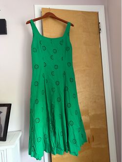 Green summer dress