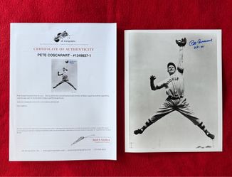 Original baseball player autographed