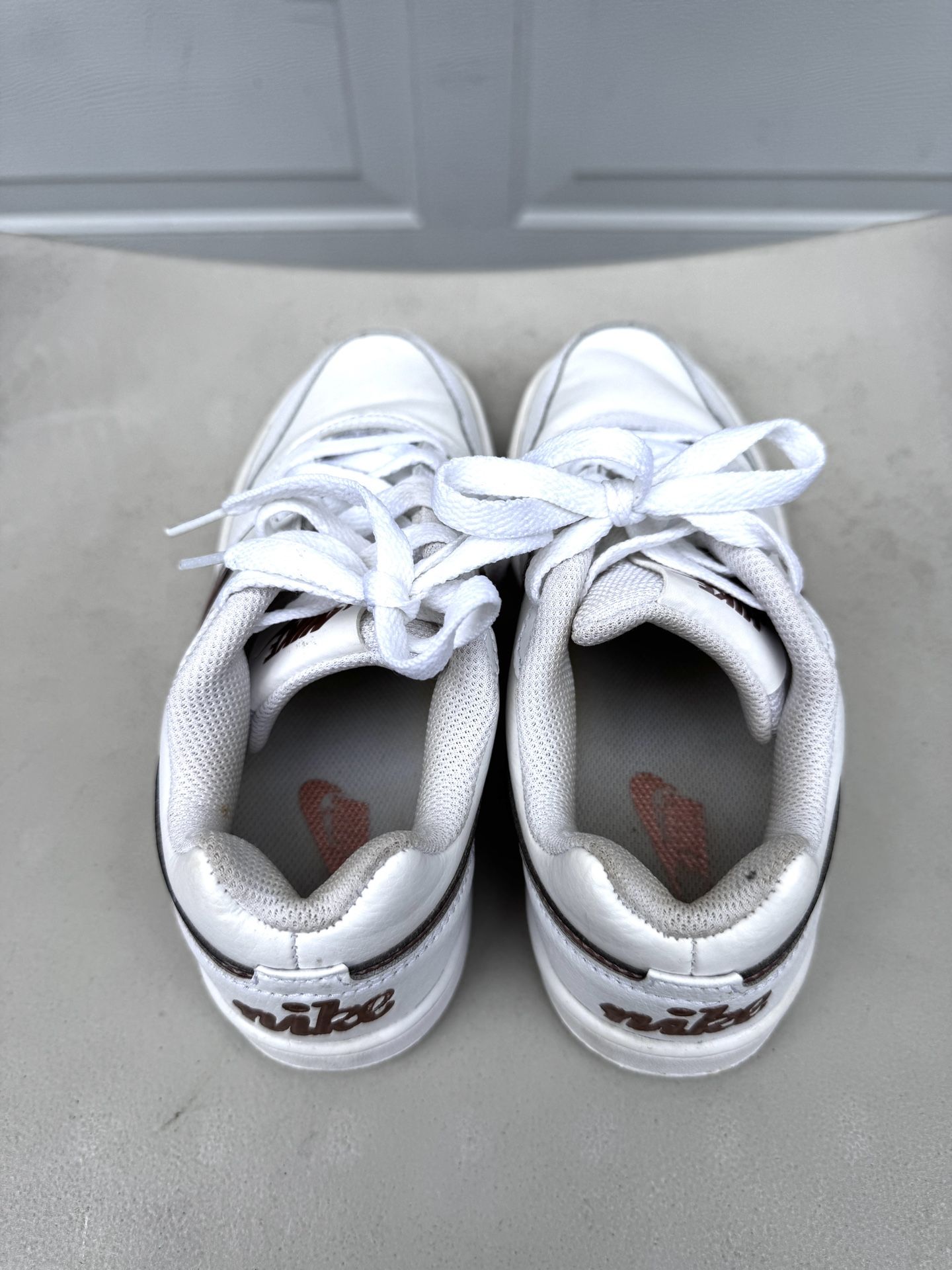 Nike white casual sports shoes - Women's size US 6 / EU 36.5