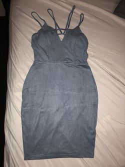 Baby blue tight dress Size S