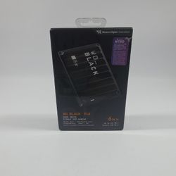 New Western Digital WD 2.5" WD_Black P10 6TB USB 3.2 Gen 1 HDD