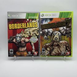 Borderlands 1 And 2 Bundle For Xbox 360 Complete In Box CIB Tested And Working