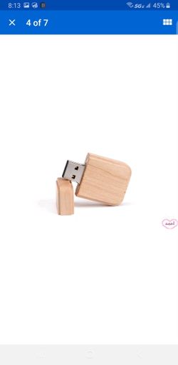 256GB USB2.0 Wood Flash Memory Stick Pen Drive