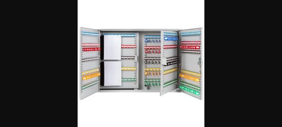 Durabox 400-Position Steel Key Cabinet Lock Box (K400) - Light Grey