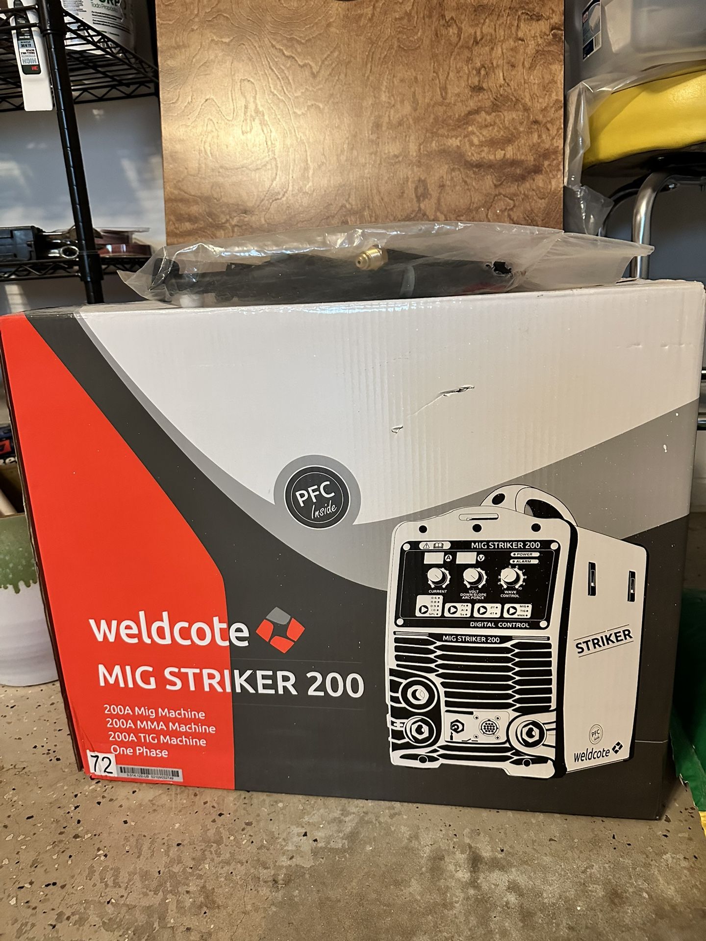 Weldcote MIG Striker 200 - Multiprocess welder w/ TIG torch