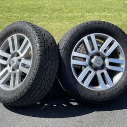20” Toyota Tacoma wheels 4Runner rims oem 6x5.5 A/T tires FJ Cruiser Tundra Sequoia