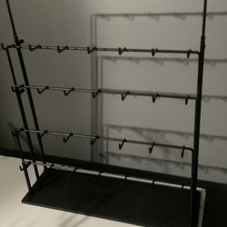 Jewelry Display Stand Adjustable Height 35 Hooks