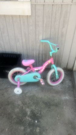 Kids bike pink colour