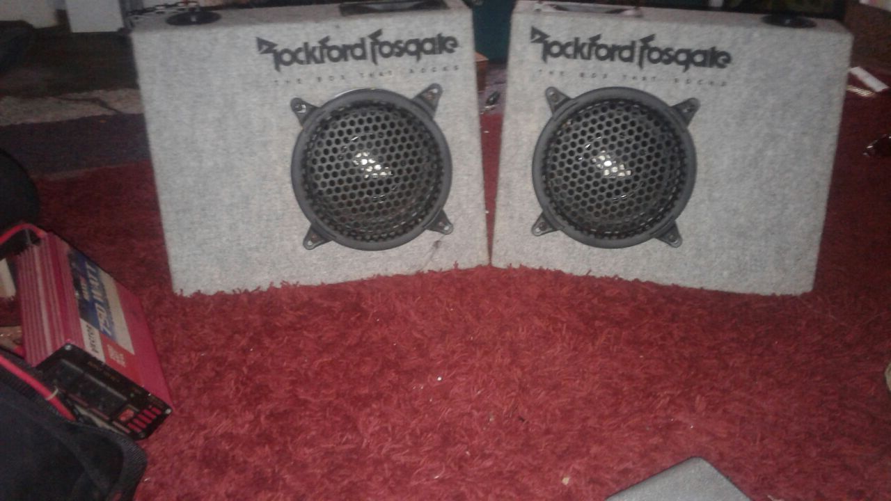 Rockford fosgate 8" subwoofers rocker series