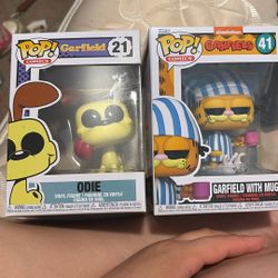 Garfield And Odie Funki Pops New!