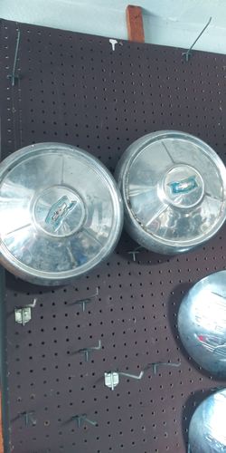 1954 chevy hubcaps