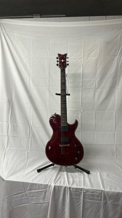 Schecter Electric Guitar in Dark Red