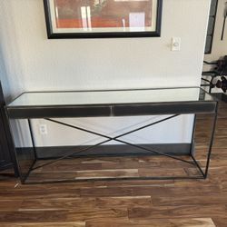 High-End Glass Console Table