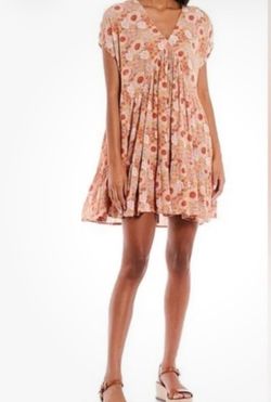 Juniors Chelsea & Violet Babydoll Floral Mini Dress