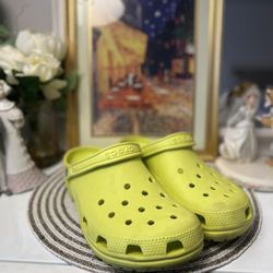 Yellow and sales green crocs