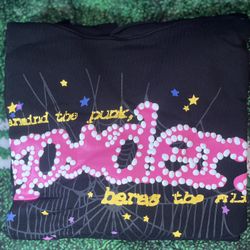 “BLACK And PINK”Spider Worldwide Hoodie