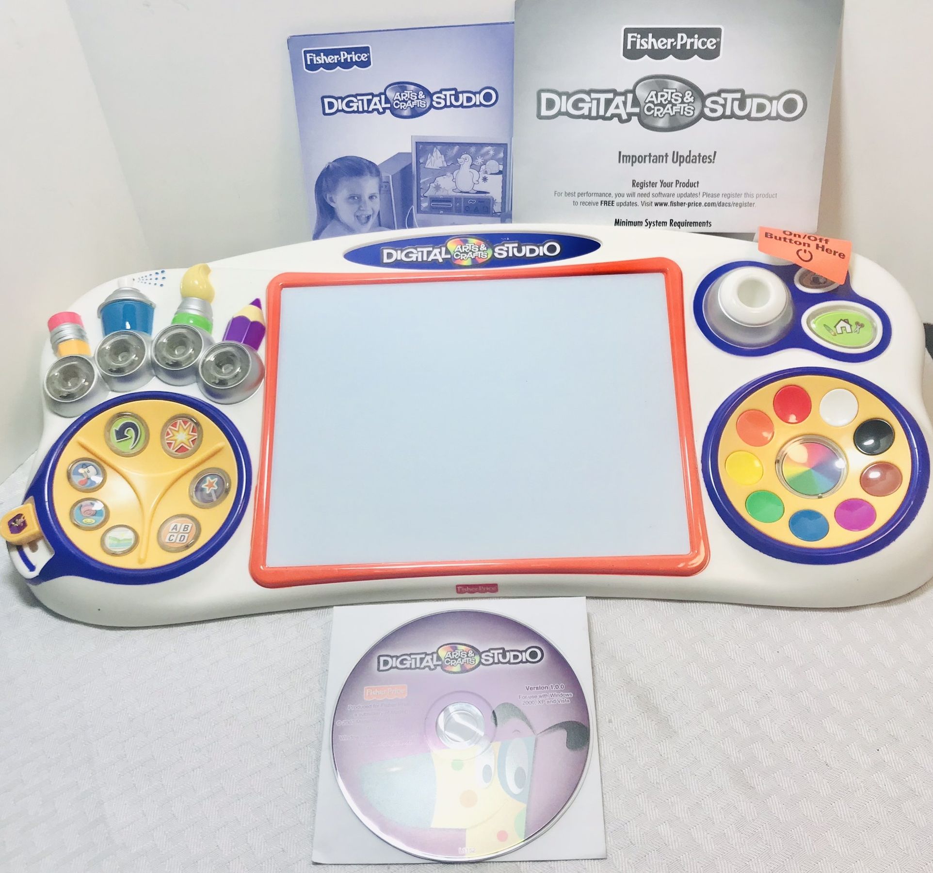 2007 Fisher Price Arts & Crafts Digital Studio