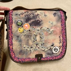 Graffiti on the Pavement Messenger Crossbody Bag