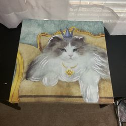 Cat Queen Canvas