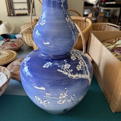 Asian Style blue vase