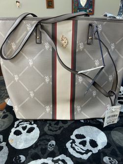U.S. Polo Assn. Tote Bag Taupe