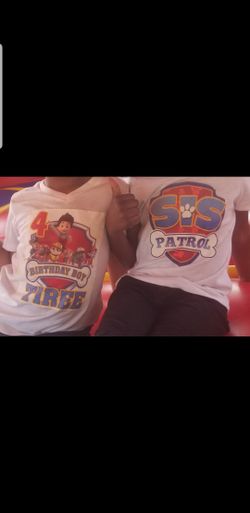 FREE custom Paw Patrol shirt