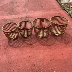 4 Flower Pots Holder 