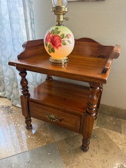 Antique end table
