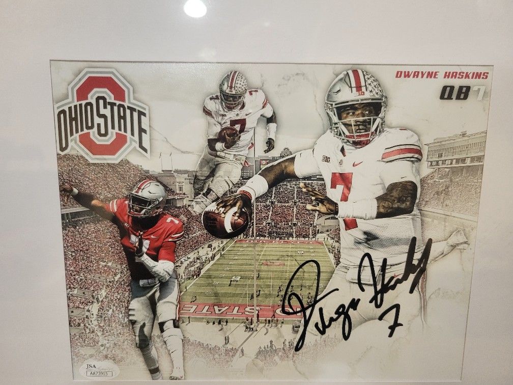 Dwayne Haskins Autographed Picture