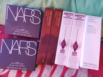 Nars, Charlotte Tilbury, hour glass and rare beauty items