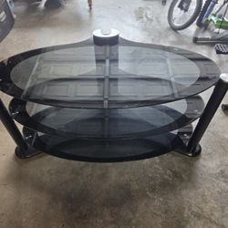 Glass Entertainment Center
