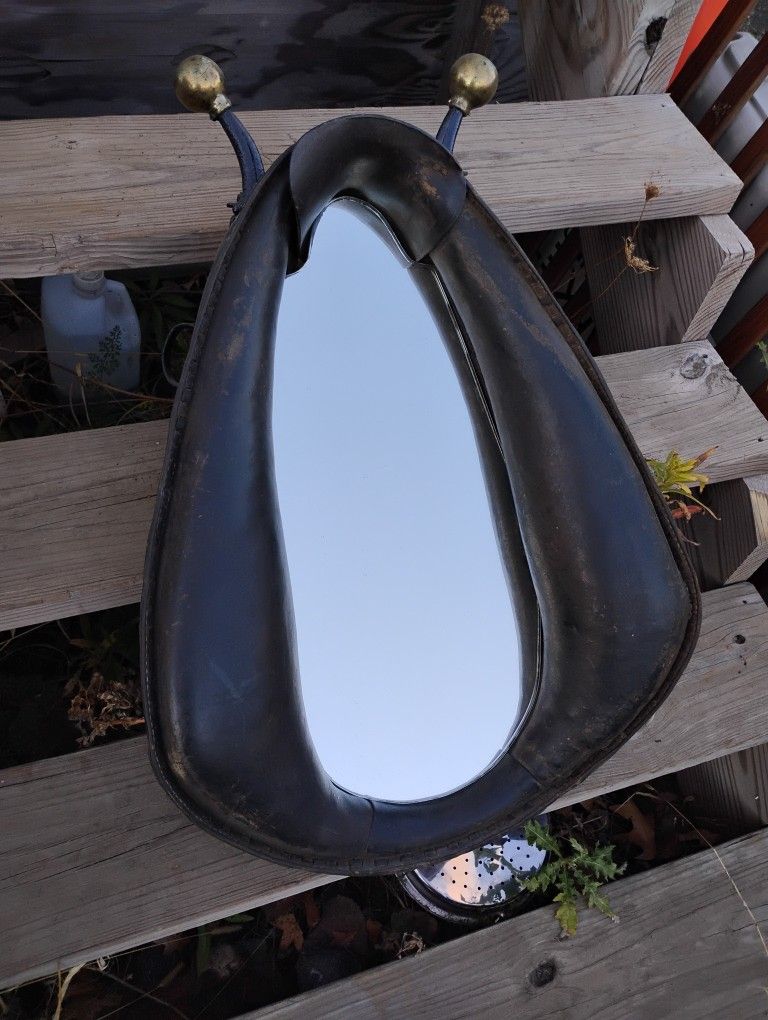 Antique Horse Collar Mirror