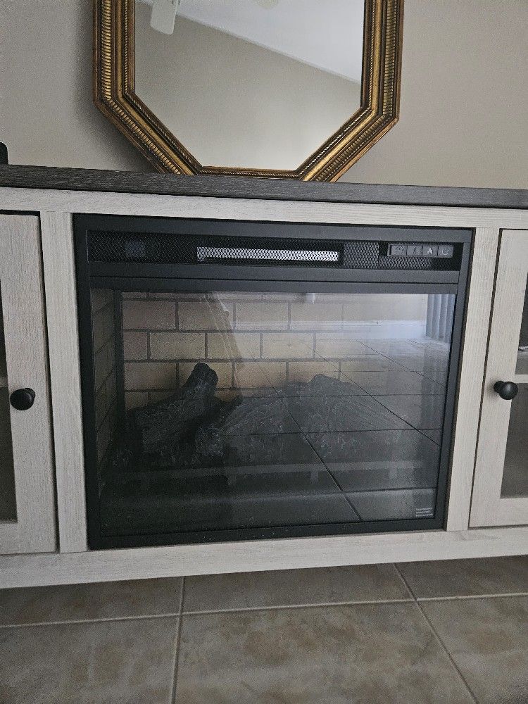 TV stand Fire place