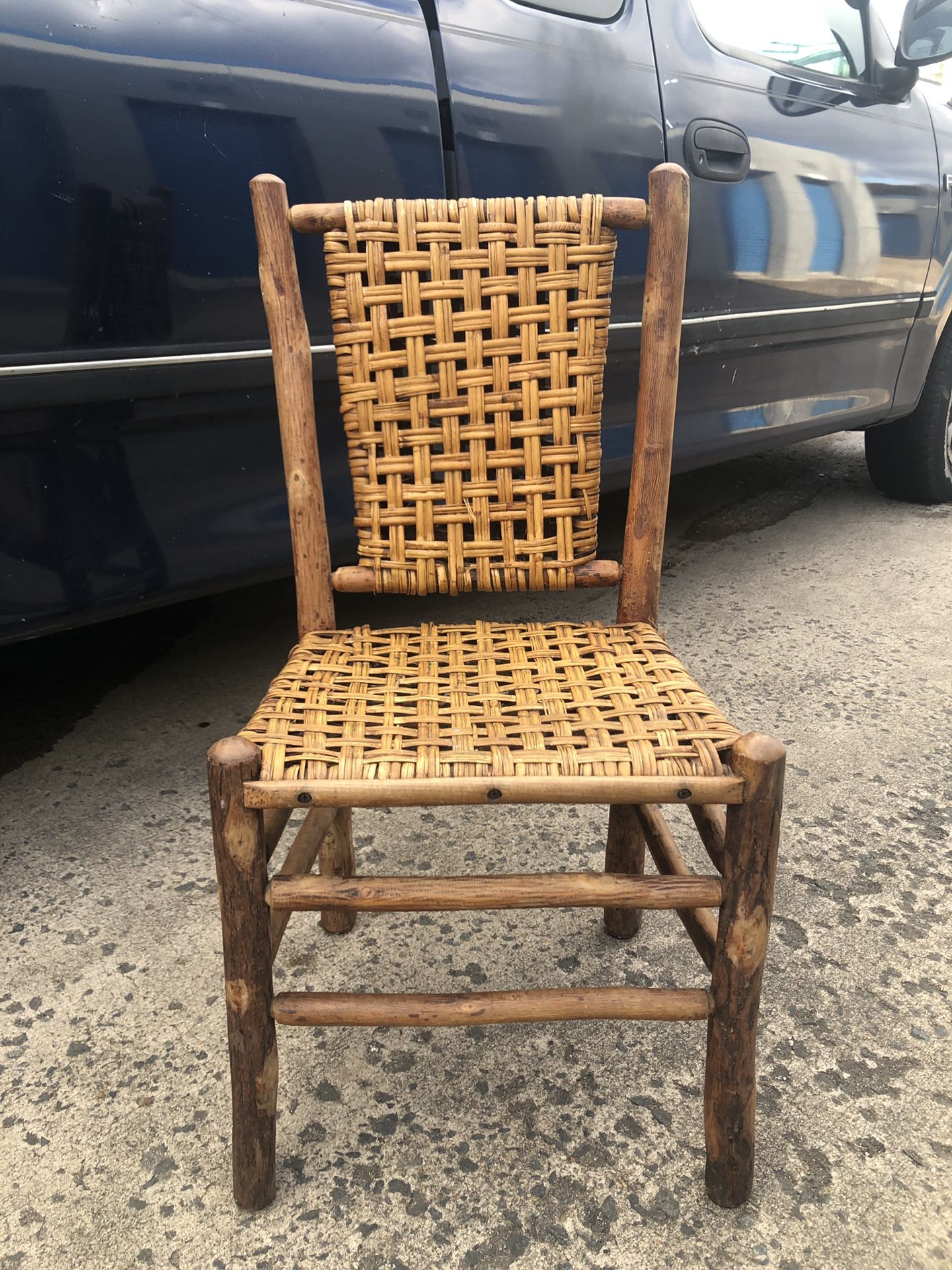 Ratten wood antique chair