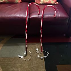 Christmas Lighted Candy Canes