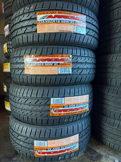 235/45/18 Arroyo Selling a set of new tires with a 50,000-mile warranty ✅🤩
