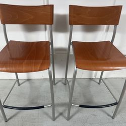 Mid Century Counter High Chairs