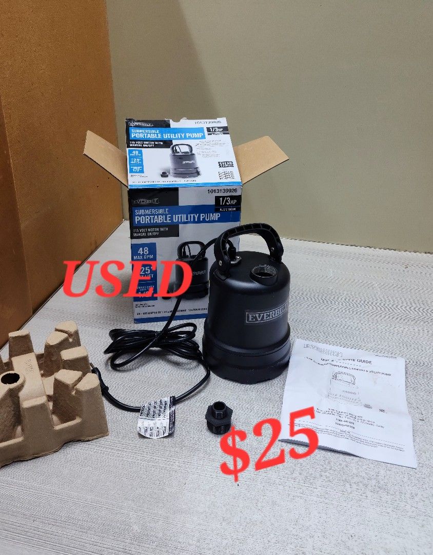 Everbilt
Submersible  Utility Pump
