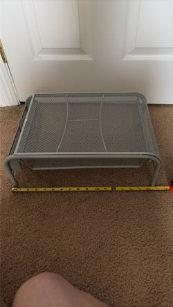 Monitor stand and storage drawer