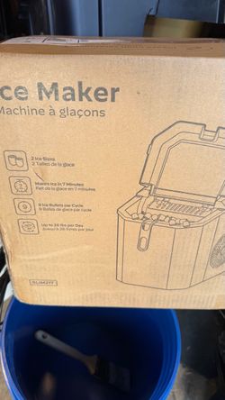Slim21 stainless steel counter top Ice maker New
