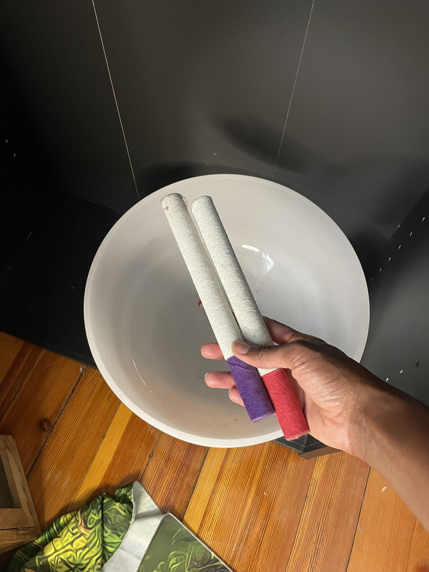 Crystal Singing Bowl- 14inches- A Note