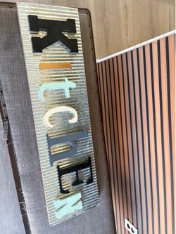 Kitchen sign