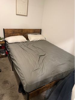 Queen mattress + frame