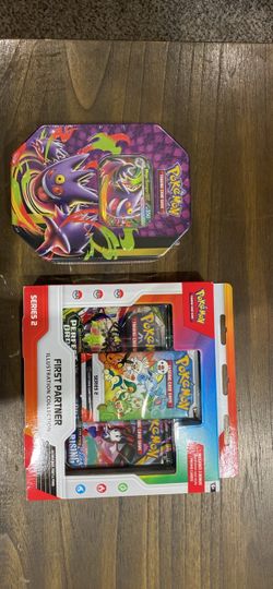 Pokémon TCG Tin and Blister Pack Bundle