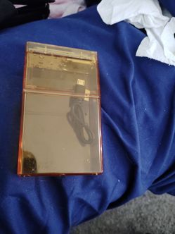 Electric cigarette lighter and case with charging cable