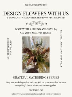 FLOWER DESIGN WORKSHOPS