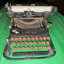 1916 WWI era CORONA 3 Folding Typewriter 