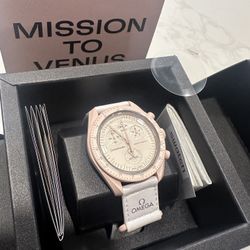 Swatch x OMEGA Moonwatch Mission to Venus Bioceramic Watch Brand New Authentic Bought From Swatch PopUp Shop in Glendale Americana